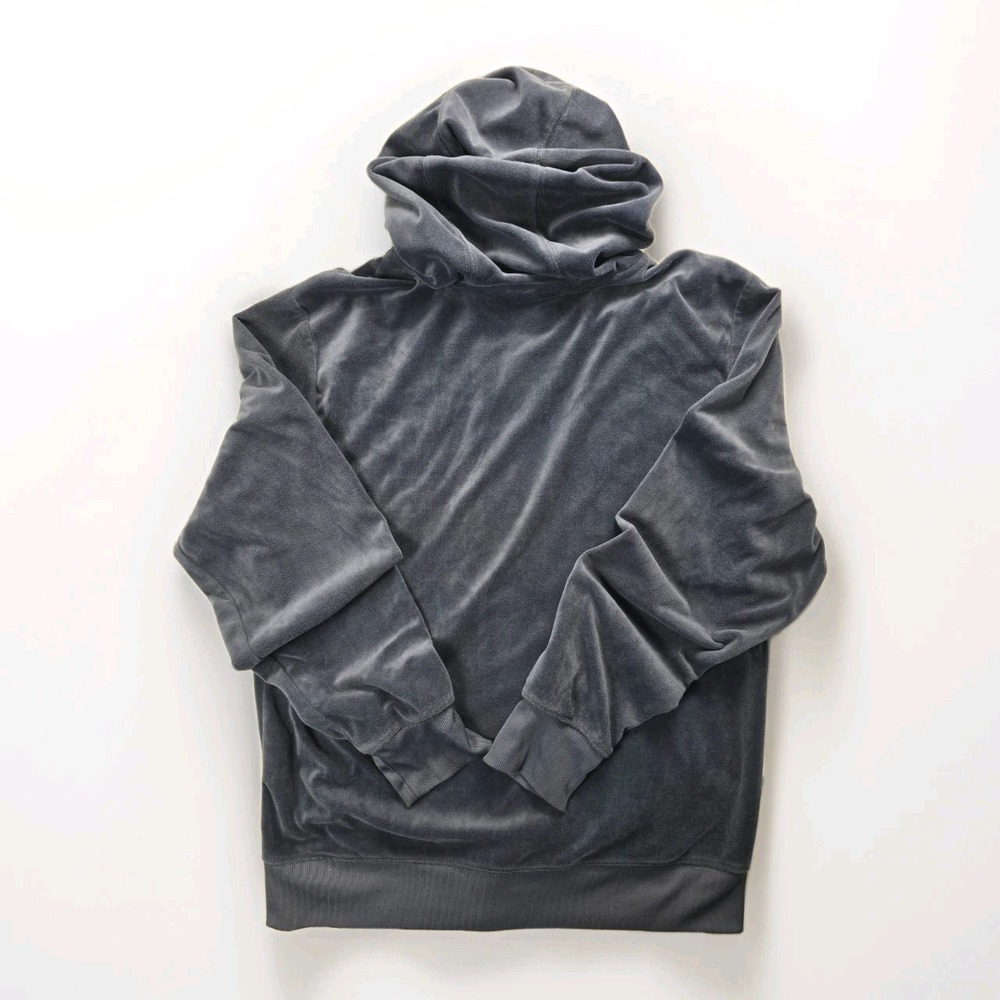 Jordan Nike Velour Hoodie Navy Blue Youth Girls XL - Picture 2 of 9